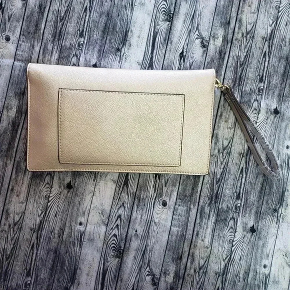 Chico's Gold Crossbody/Wristlet  - Picture 2 of 4